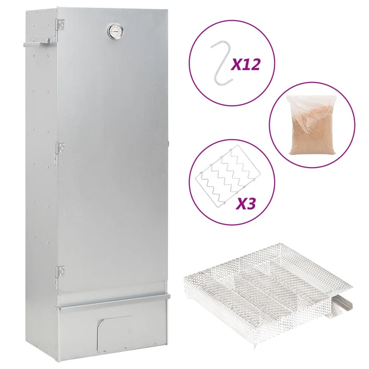Afumătoare Cuptor/Grătar, Generator Fum Rece, Oțel Galvanizat