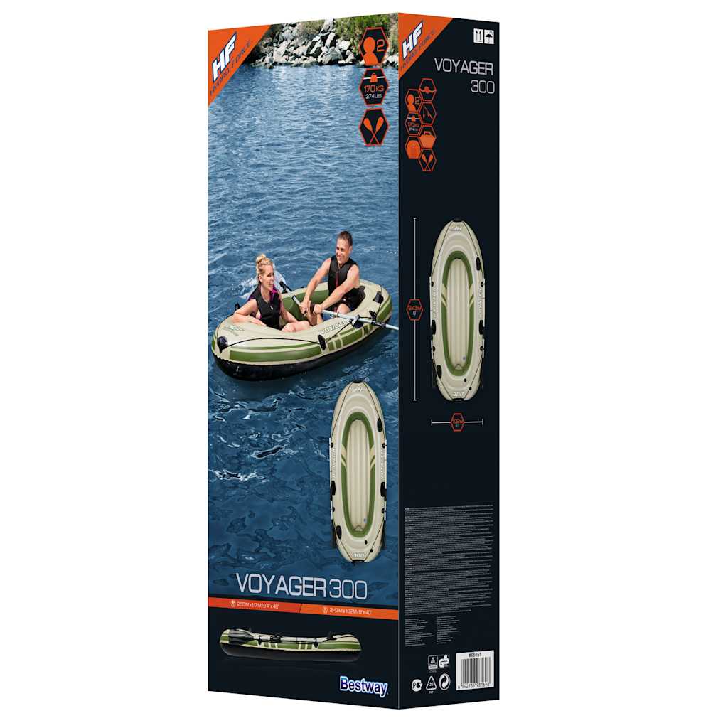 Bestway Barcă Gonflabilă Hydro Force Voyager 300, 243 X 102 Cm