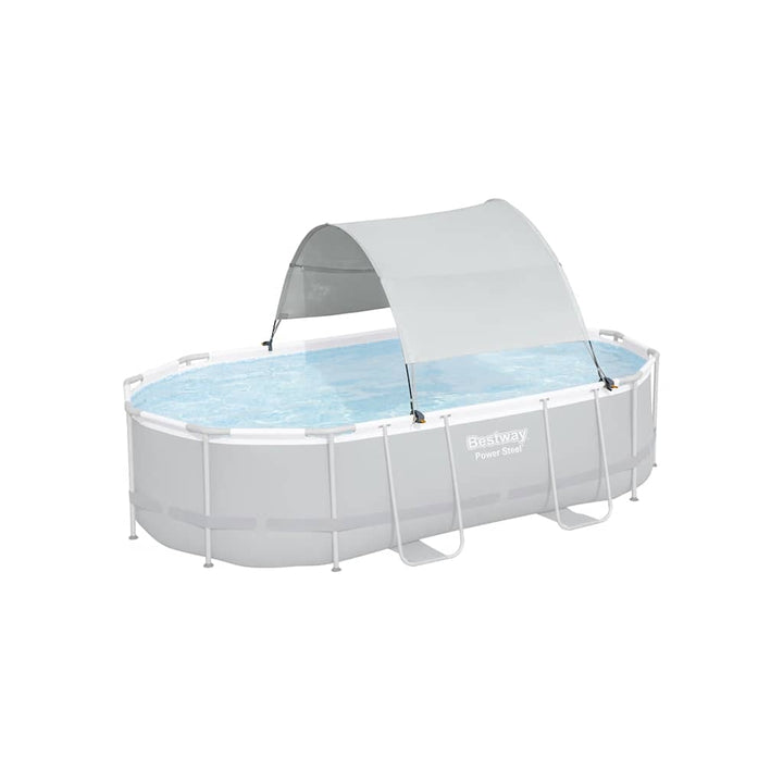 Bestway Copertină Pentru Piscină Supraterană, Alb