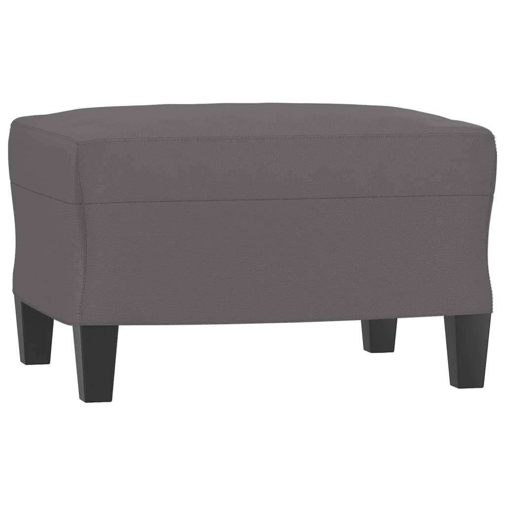 Fotoliu Canapea Cu Taburet, , 60 Cm, Piele Ecologică