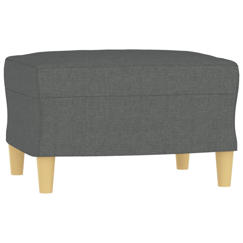 Canapea Cu 3 Locuri Și Taburet, , 180 Cm, Textil