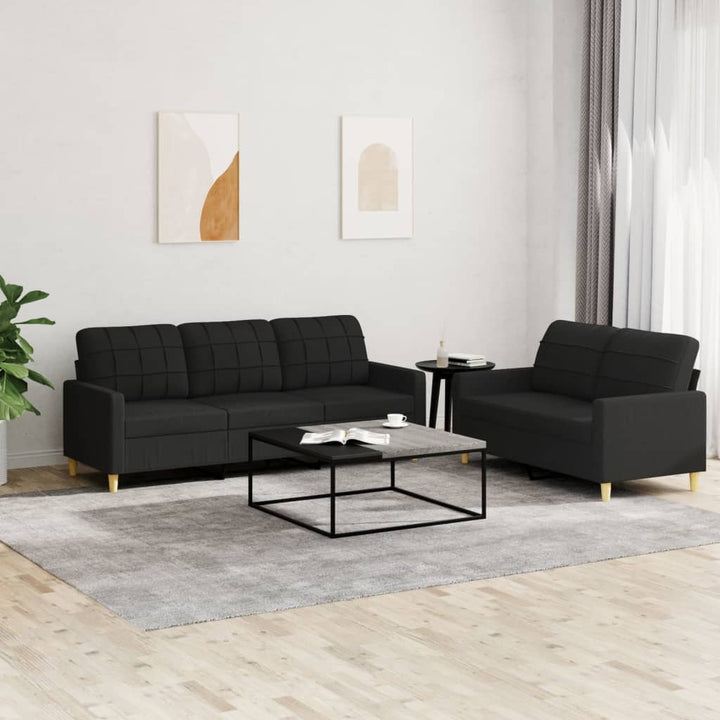 Set De Canapele Cu Perne, 3 Piese, , Textil