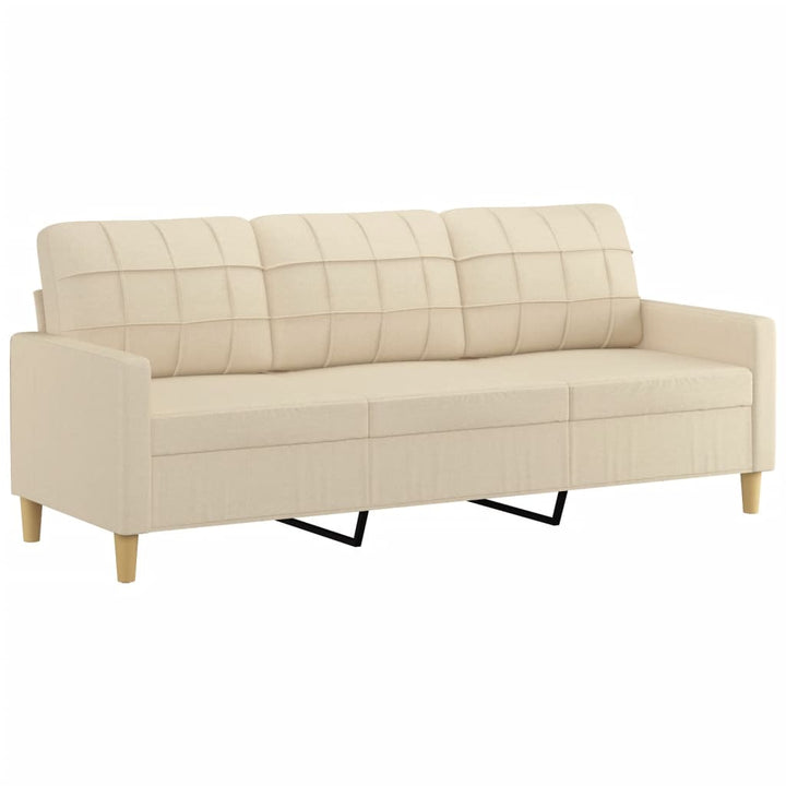 Set De Canapele Cu Perne, 3 Piese, , Textil
