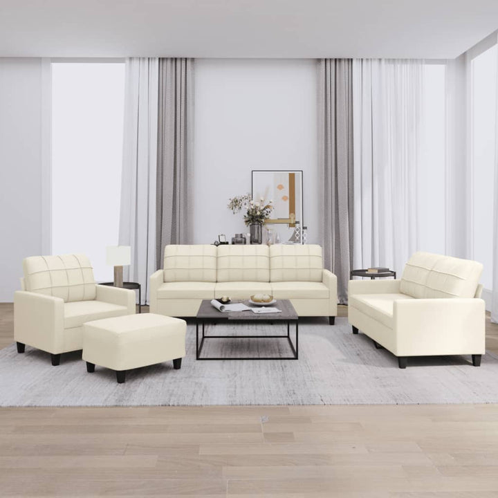 Set De Canapele , 3 Piese, , Piele Ecologică