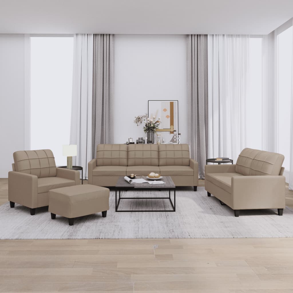 Set De Canapele , 3 Piese, , Piele Ecologică