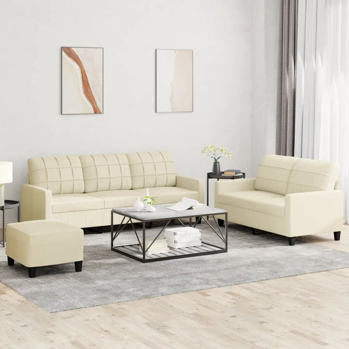 Set De Canapele , 2 Piese, , Piele Ecologică