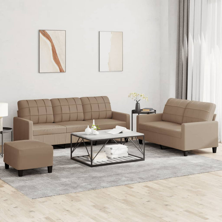 Set De Canapele , 2 Piese, , Piele Ecologică
