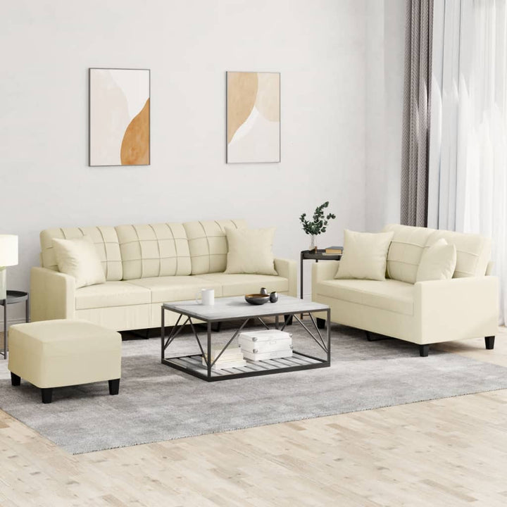 Set De Canapele , 2 Piese, , Piele Ecologică