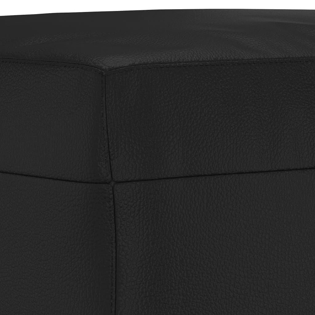 Set De Canapele Cu Perne, 3 Piese, , Piele Ecologică