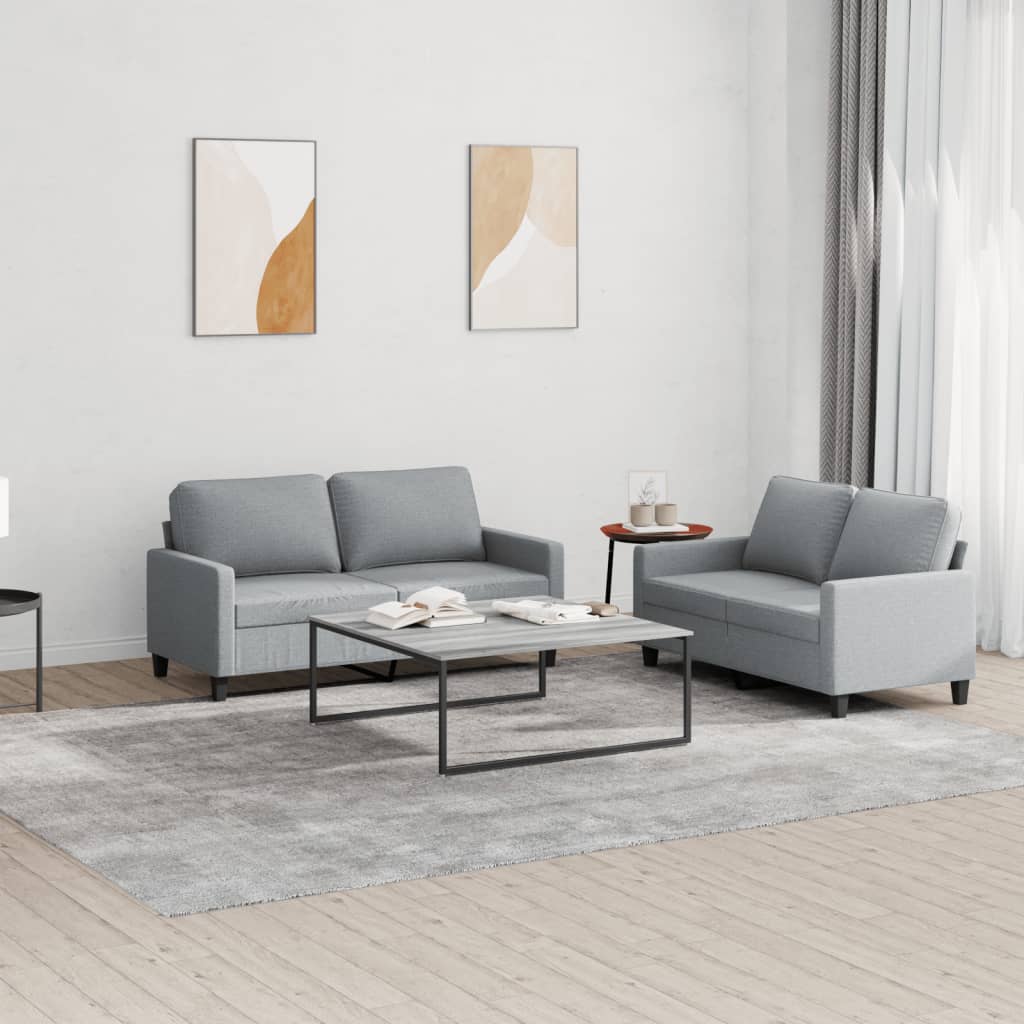 Set De Canapele Cu Perne, 3 Piese, , Textil