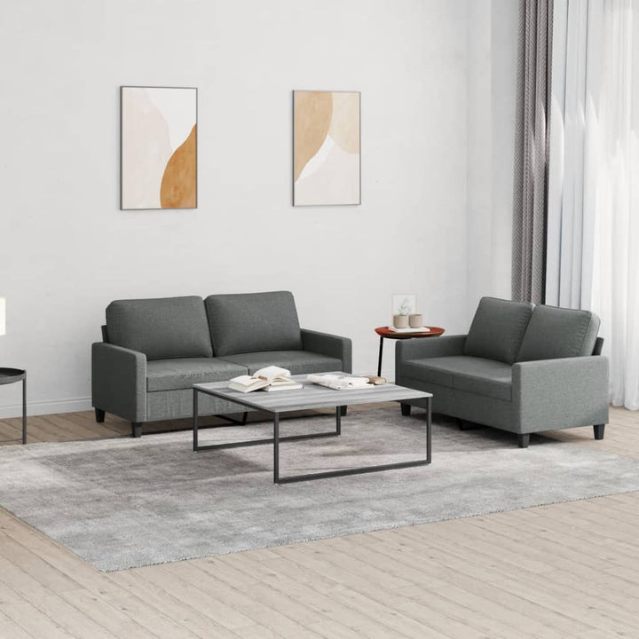 Set De Canapele Cu Perne, 3 Piese, , Textil