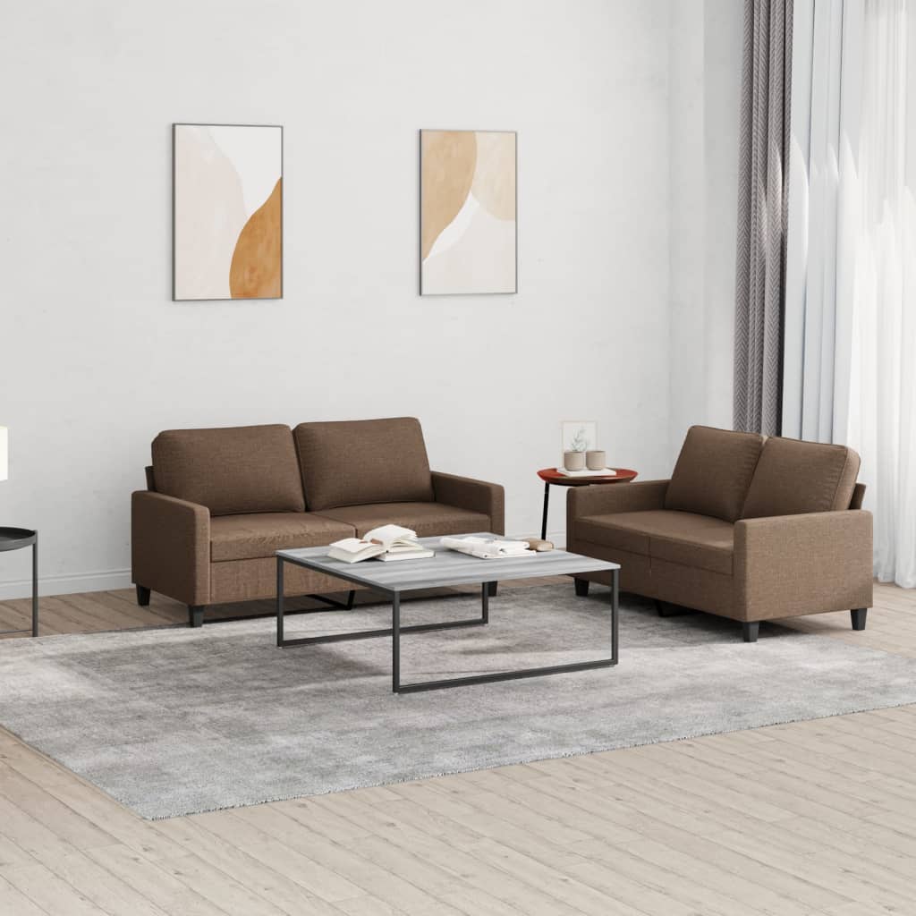 Set De Canapele Cu Perne, 3 Piese, , Textil