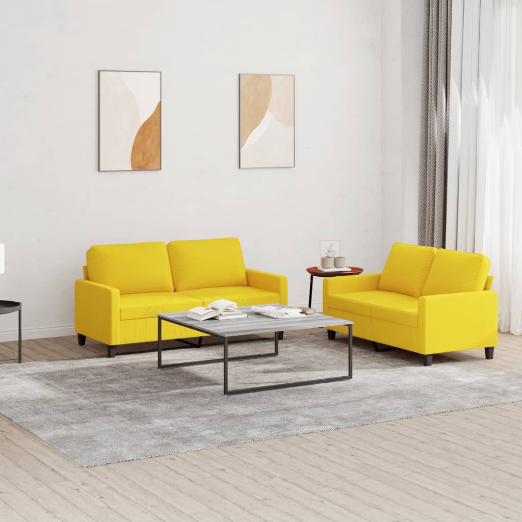 Set De Canapele Cu Perne, 3 Piese, , Textil