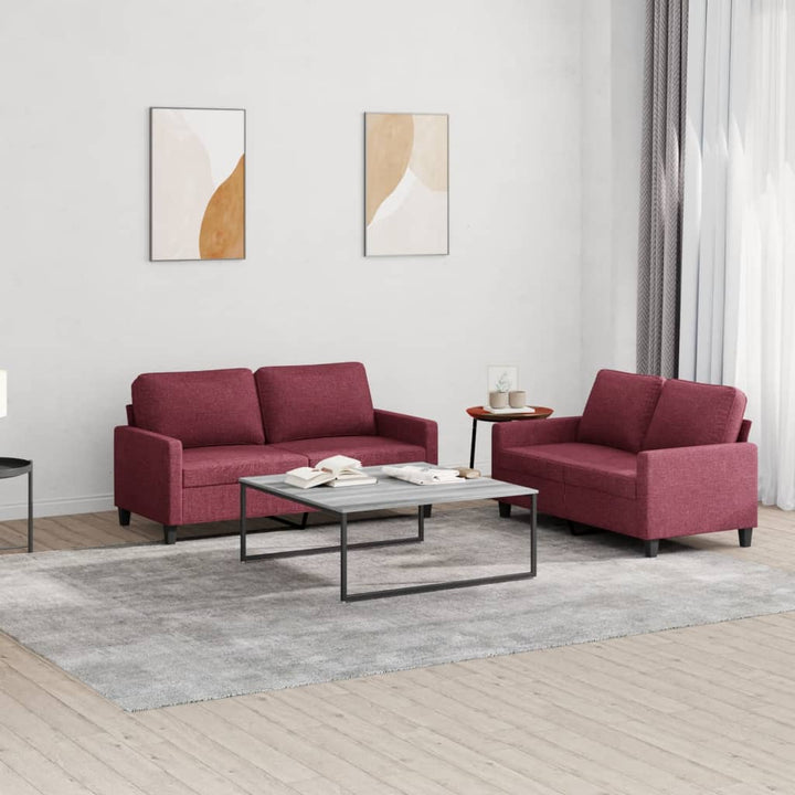 Set De Canapele Cu Perne, 3 Piese, , Textil