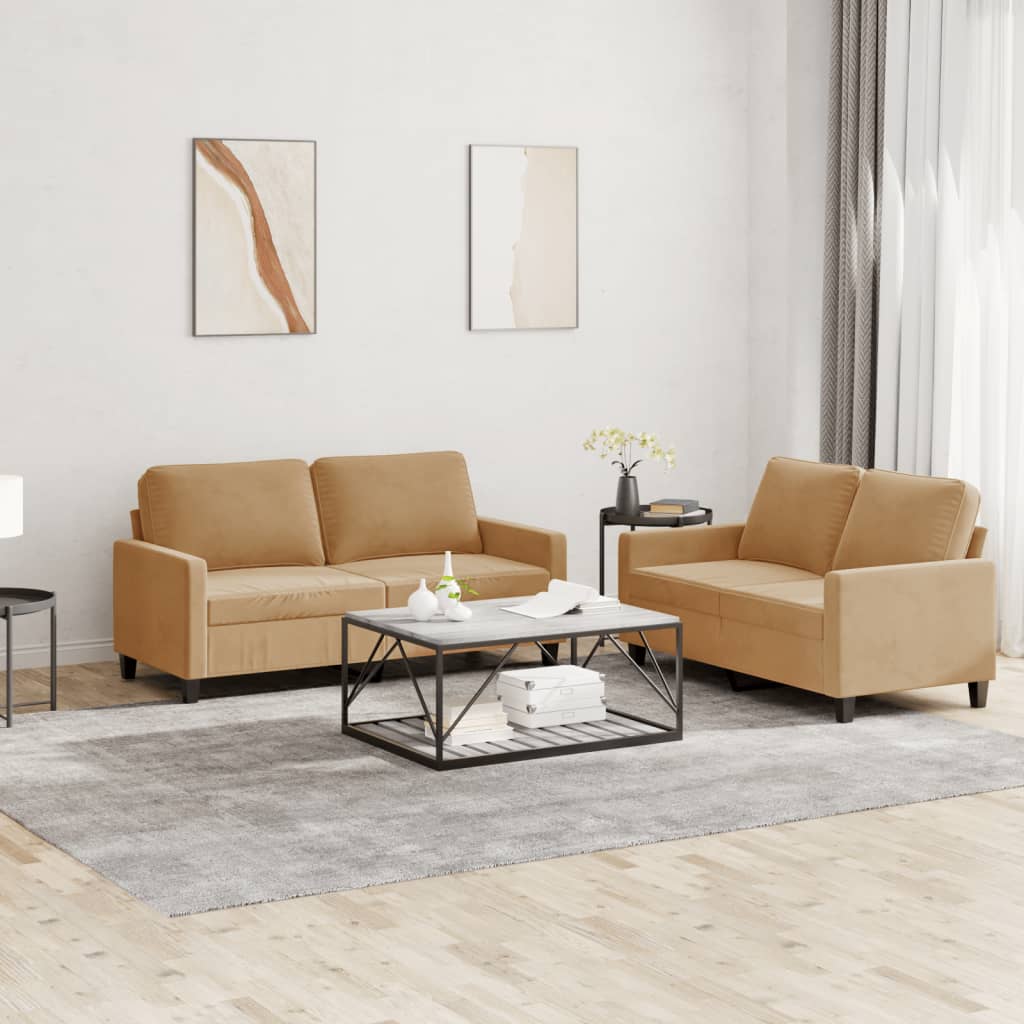 Set De Canapele , 2 Piese, , Catifea