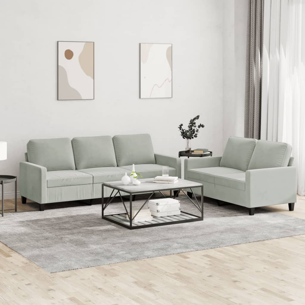 Set Canapea Cu Perne, 3 Piese, Roșu Vin, Catifea