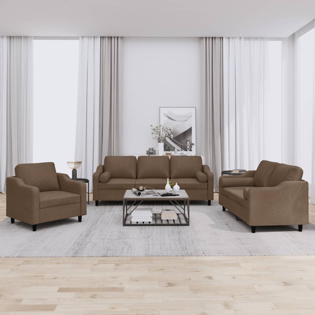 Set De Canapele , 3 Piese, , Textil