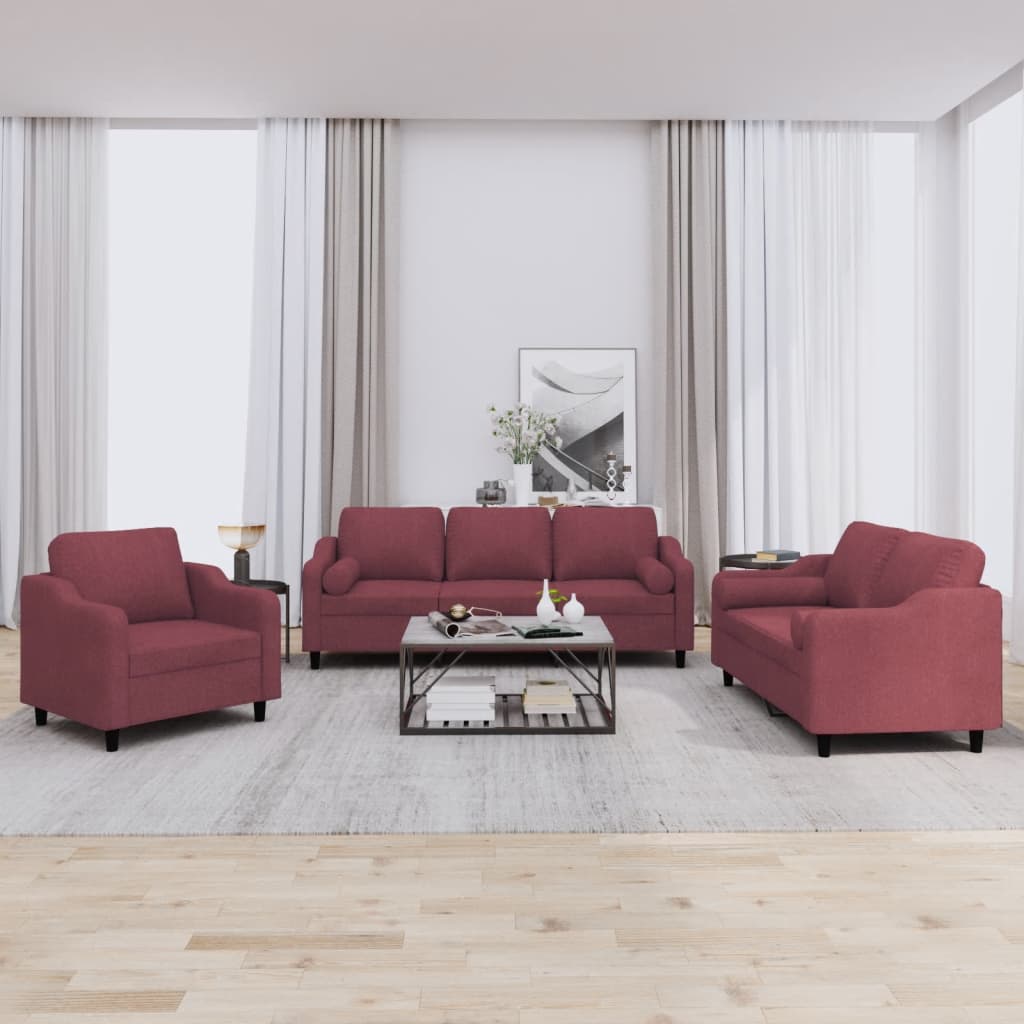 Set De Canapele , 3 Piese, , Textil