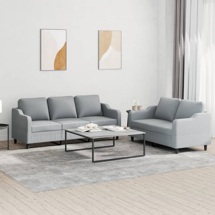 Set De Canapele Cu Perne, 3 Piese, , Textil