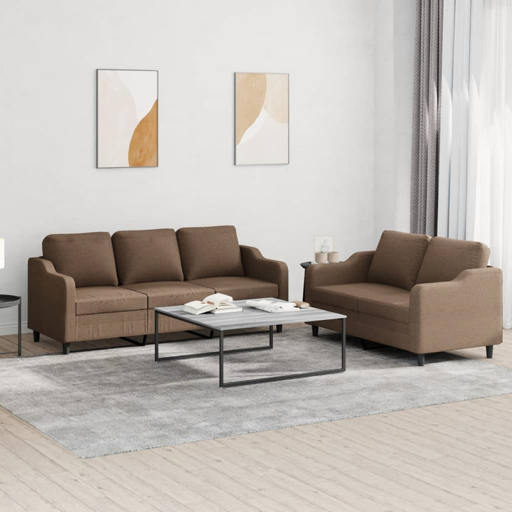 Set De Canapele Cu Perne, 3 Piese, , Textil