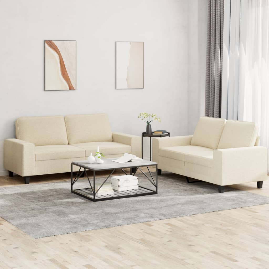 Set De Canapele, 2 Piese, , Textil