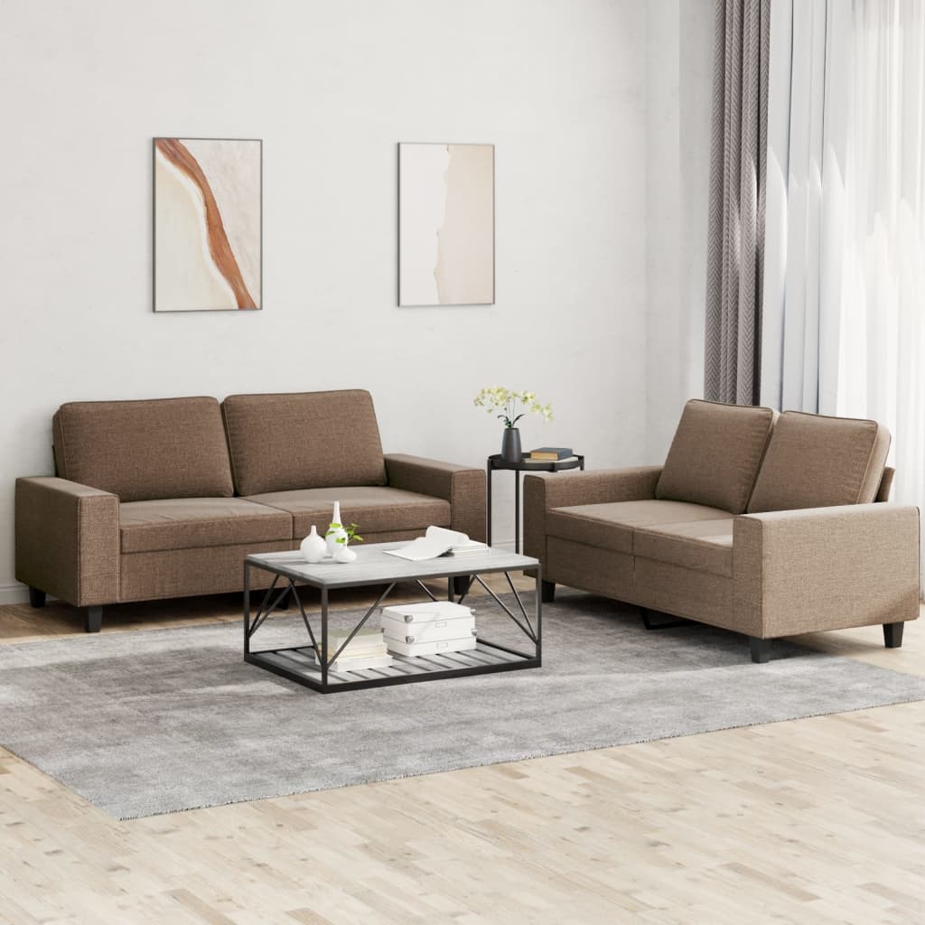 Set De Canapele, 2 Piese, , Textil