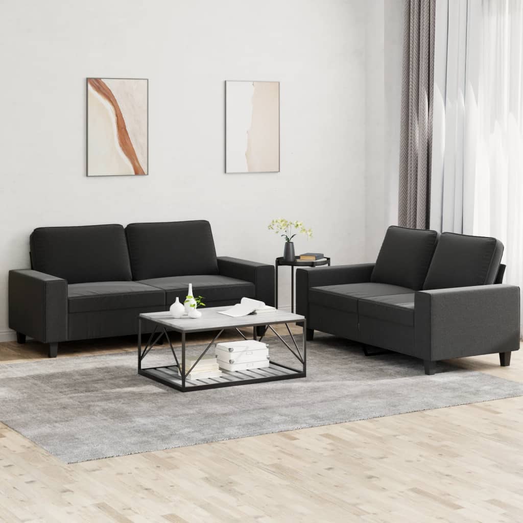Set De Canapele, 2 Piese, , Textil