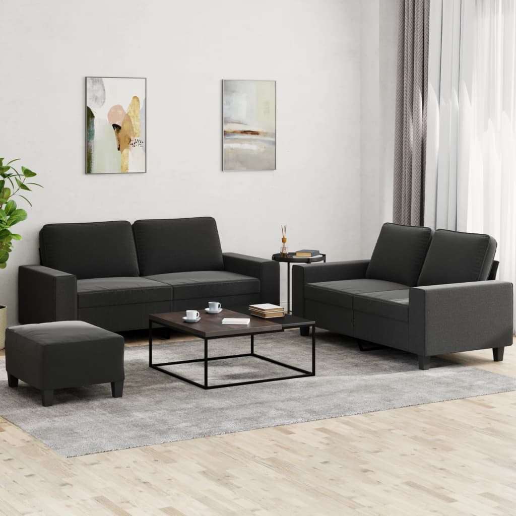 Set De Canapele, 2 Piese, , Textil