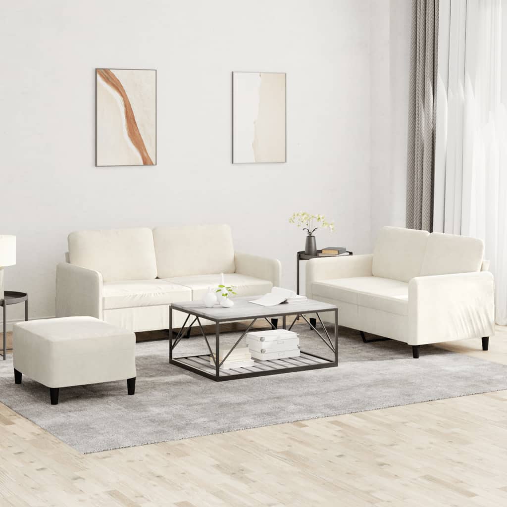 Set Canapea Cu Perne, 2 Piese, , Catifea