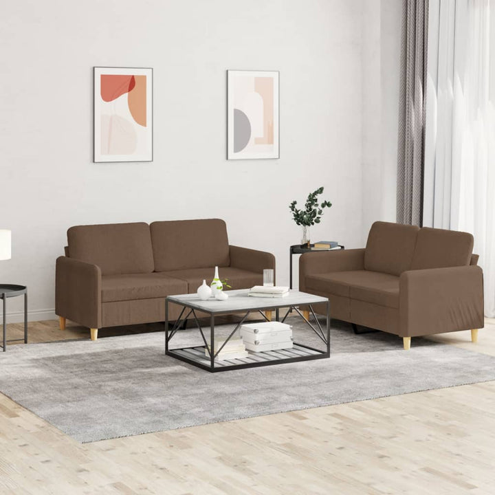 Set De Canapele Cu Perne, 2 Piese, , Textil