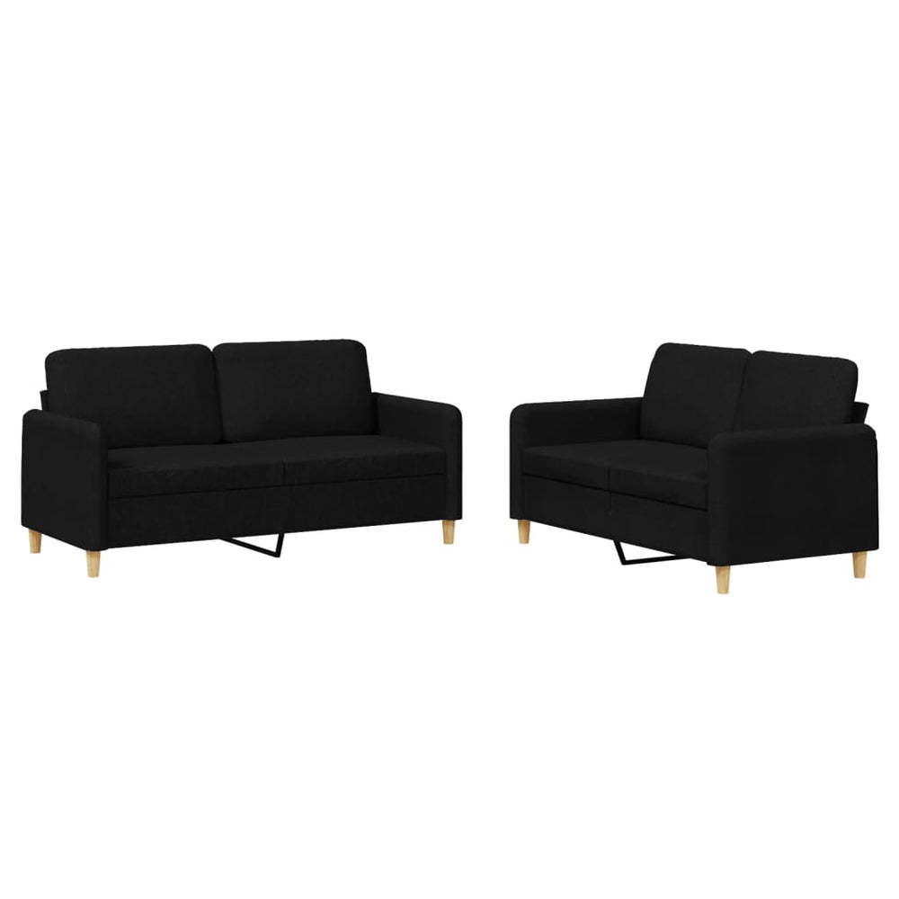 Set De Canapele Cu Perne, 2 Piese, , Textil
