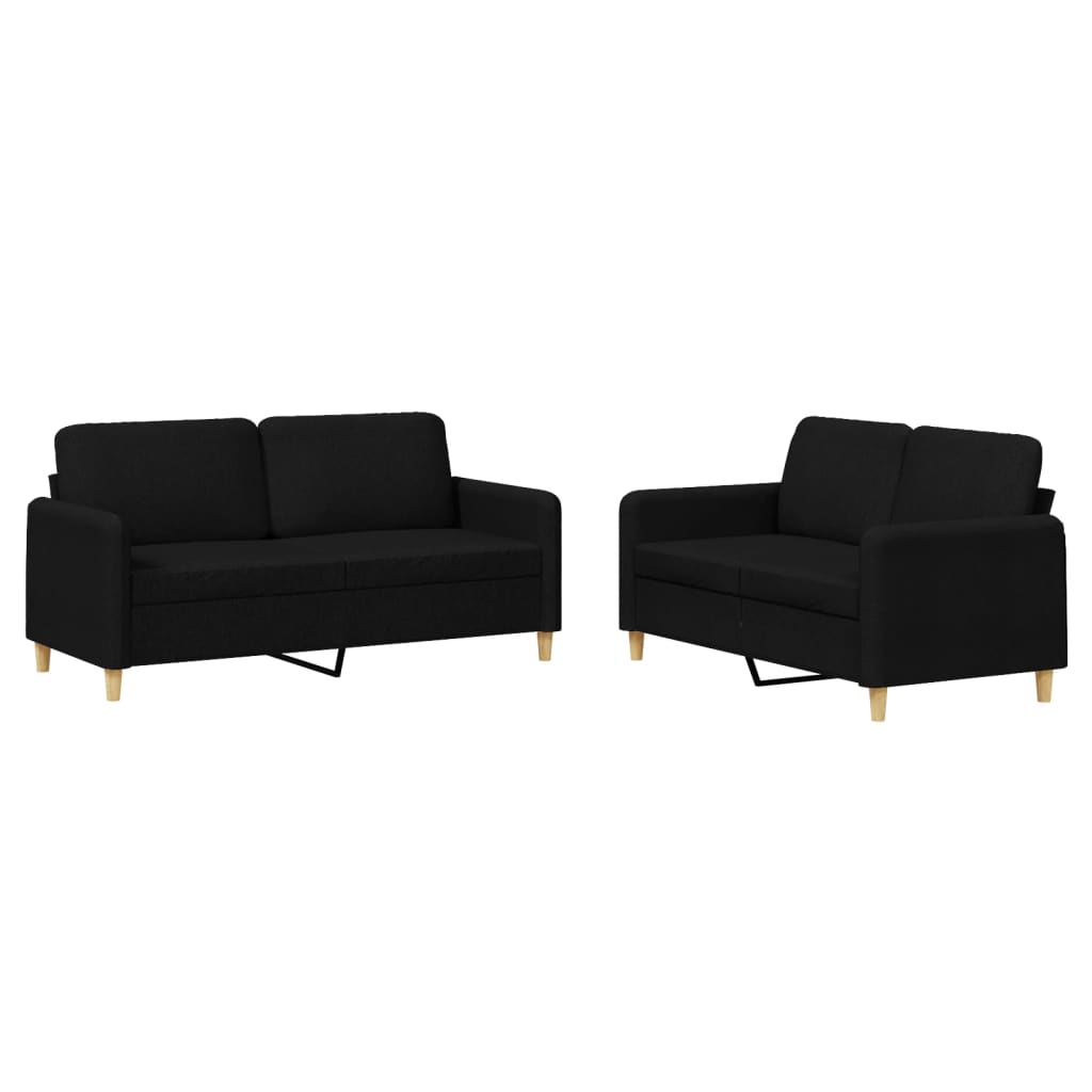 Set De Canapele Cu Perne, 2 Piese, , Textil