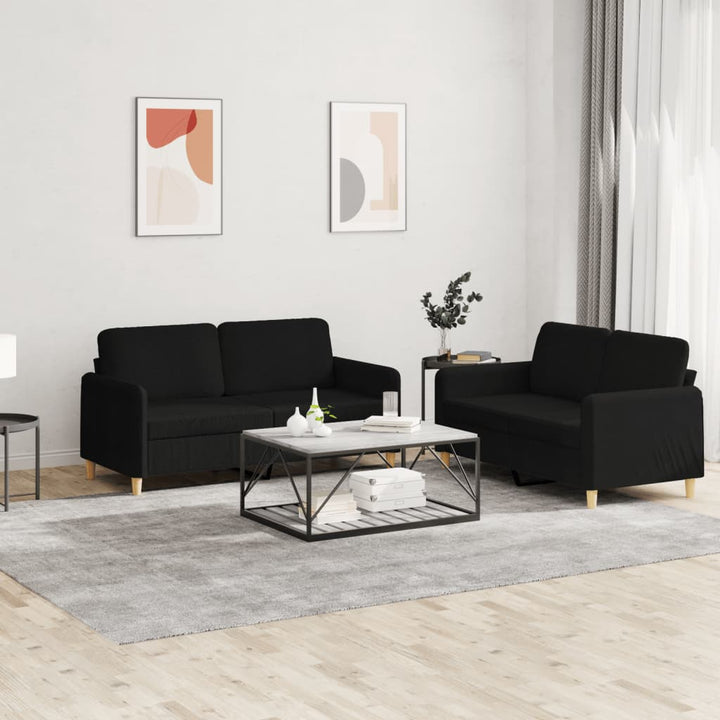 Set De Canapele Cu Perne, 2 Piese, , Textil