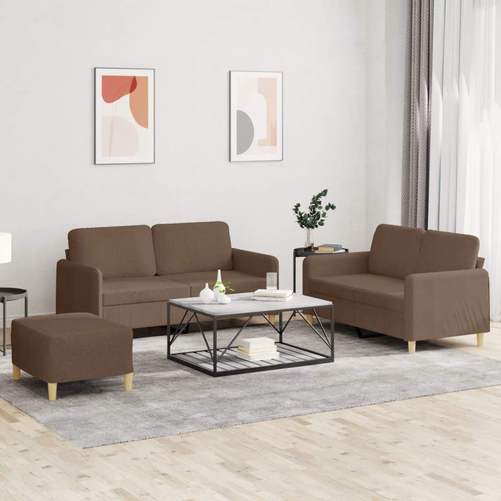 Set De Canapele Cu Perne, 2 Piese, , Textil
