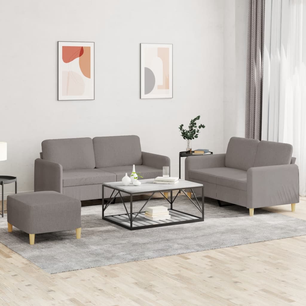 Set De Canapele Cu Perne, 2 Piese, , Textil