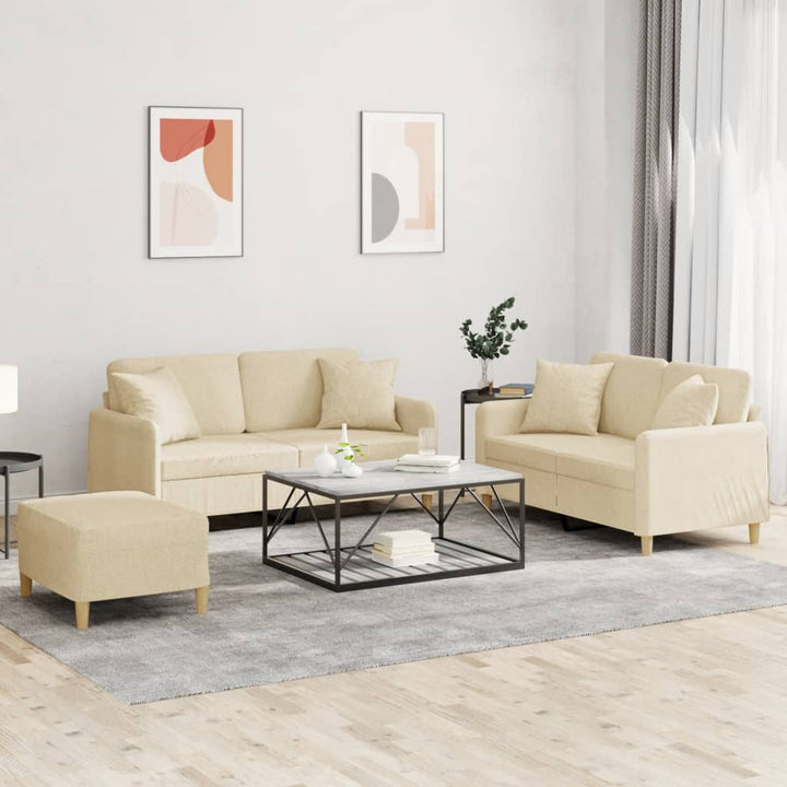 Set De Canapele Cu Perne, 2 Piese, , Textil