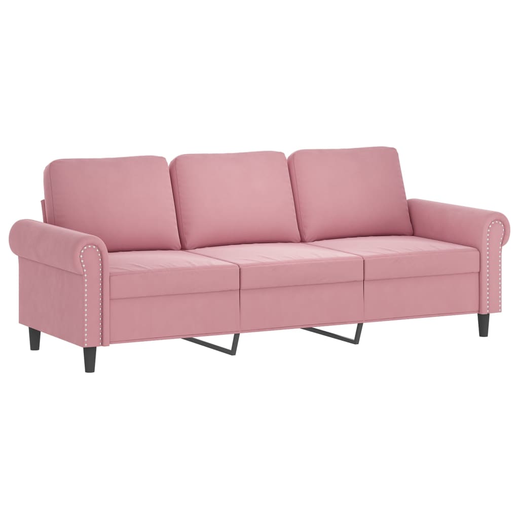 Set De Canapele Cu Perne, 2 Piese, , Catifea