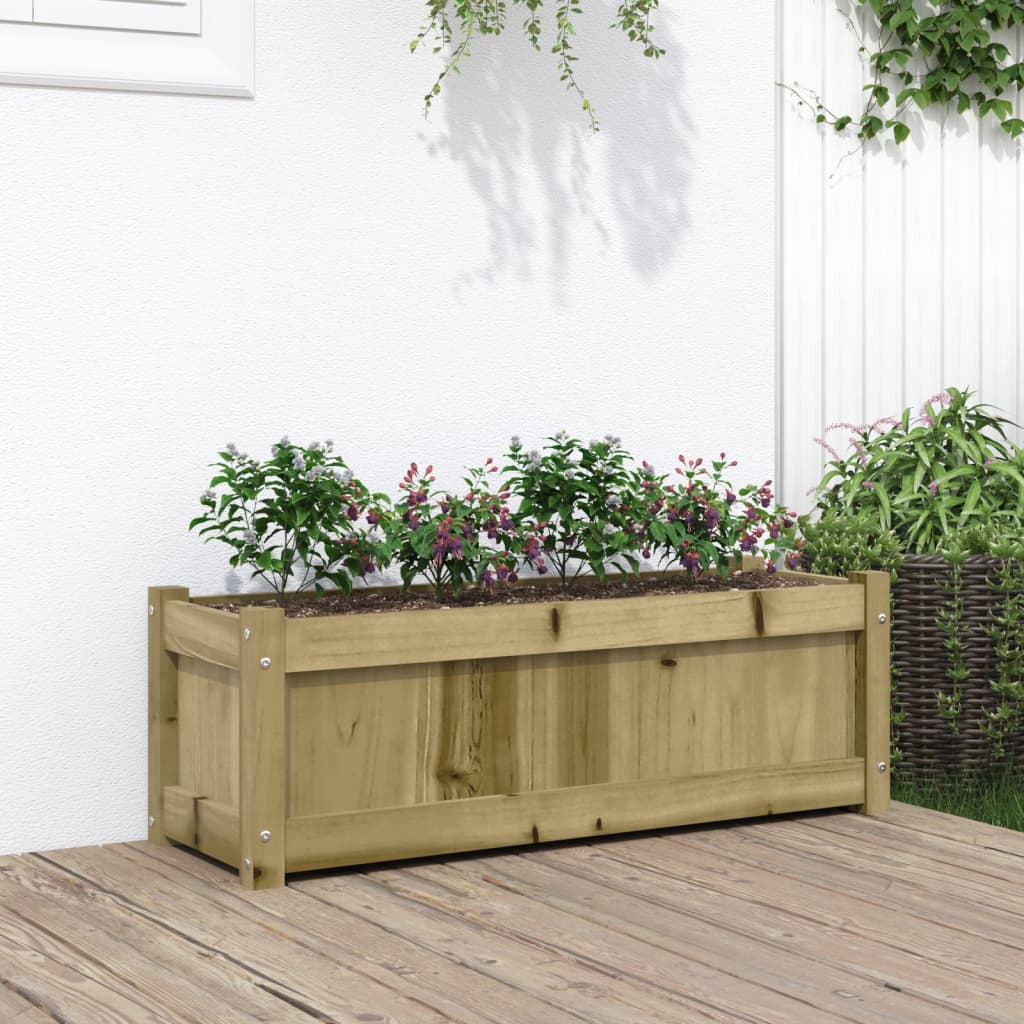 Jardiniere De Grădină, 2 Buc., , Lemn Masiv De Pin