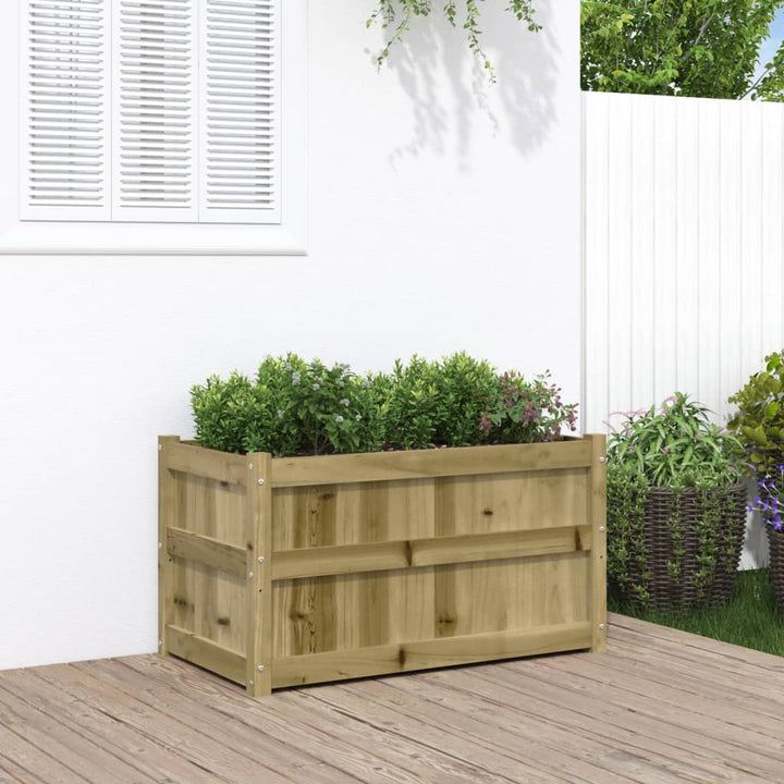 Jardiniere De Grădină, 2 Buc., Lemn Masiv Douglas