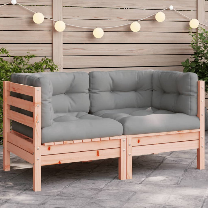 Set Mobilier Grădină Cu Perne, 3 Piese, , Lemn Masiv Pin