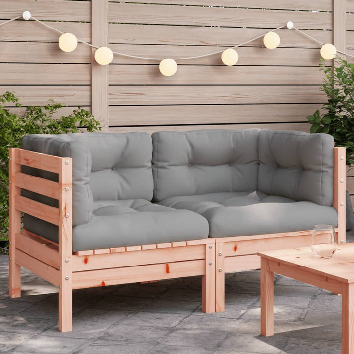 Set Mobilier Grădină Cu Perne, 3 Piese, , Lemn Masiv Pin