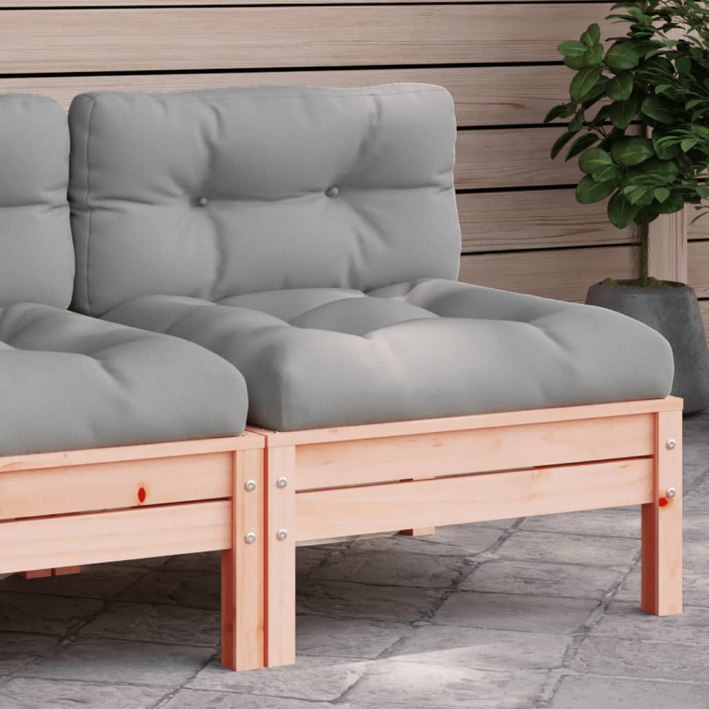 Set Mobilier Grădină Cu Perne, 3 Piese, , Lemn Masiv Pin