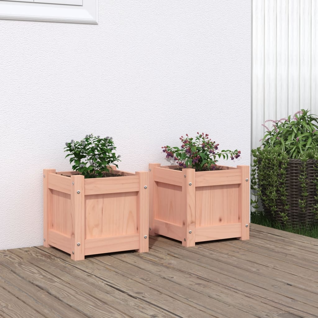 Jardinieră De Grădină, 31X31X31 Cm, Lemn Masiv De Pin