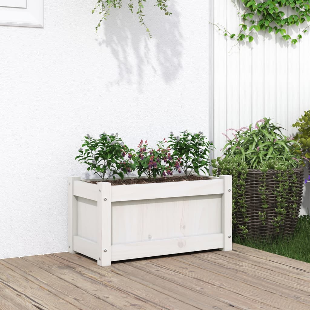 Jardinieră De Grădină, 60X31X31 Cm, Lemn De Pin Impregnat