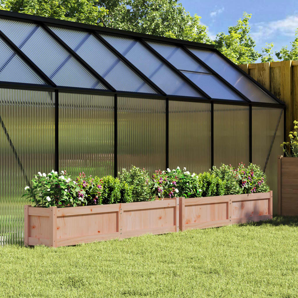 Jardinieră De Grădină, Maro Ceruit, 150X31X31 Cm Lemn Masiv Pin