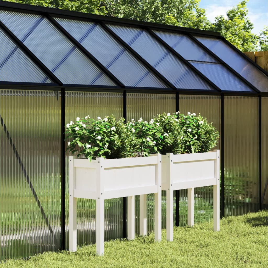 Jardinier De Grădină Cu Picioare, 70X31X70 Cm, Lemn Pin Tratat