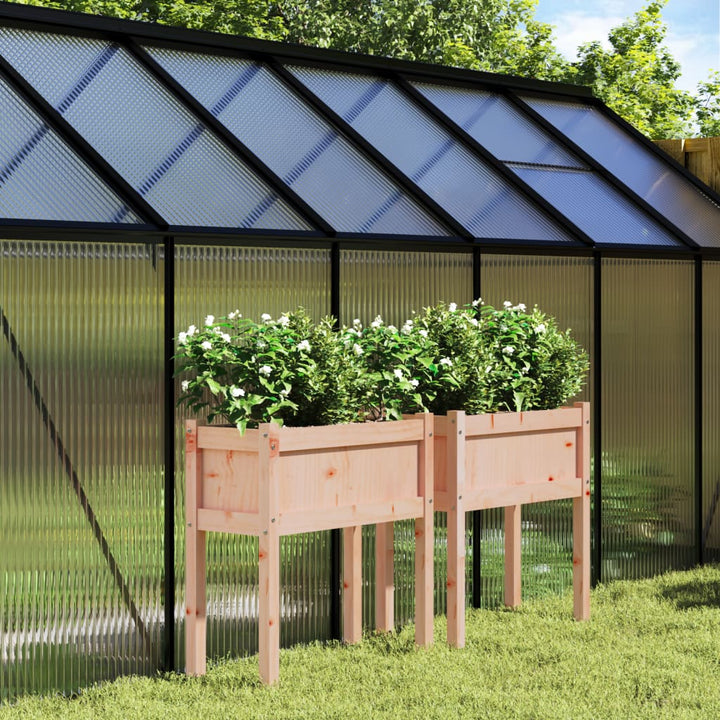 Jardinier De Grădină Cu Picioare, 70X31X70 Cm, Lemn Pin Tratat