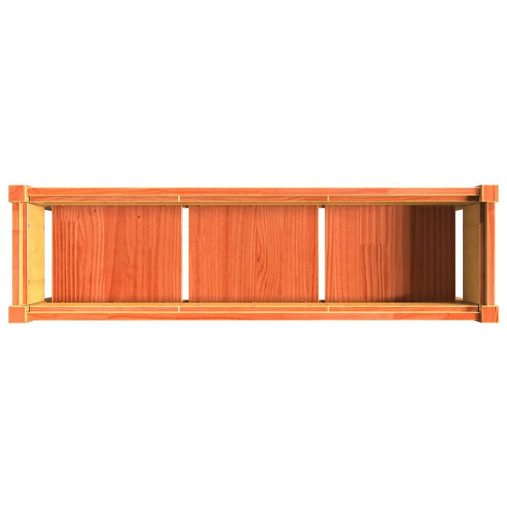 Jardinieră Grădină Cu Picioare Maro Ceruit 110X31X70Cm Lemn Pin