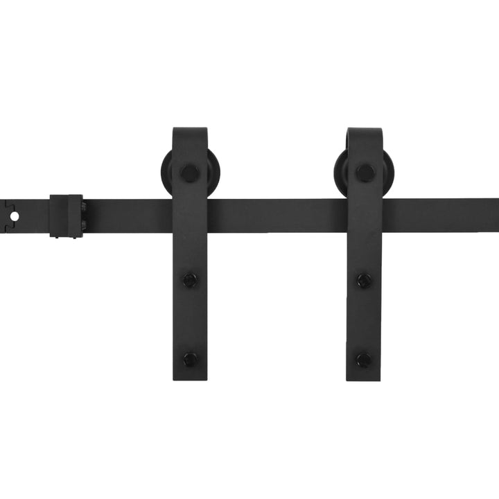 Ușă Glisantă Cu Set De Feronerie 85X210 Cm, Lemn Masiv De Pin