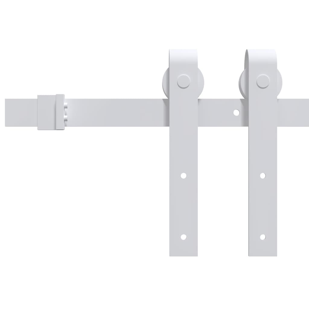 Ușă Glisantă Cu Set De Feronerie 80X210 Cm, Lemn Masiv De Pin